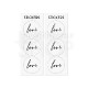  6 Sacchettini Carta Love - Per Confetti - Segnaposto