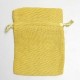 Sacchetto portaconfetti giallo in cotone misura media 24 pezzi