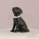 Cake Topper Labrador Black