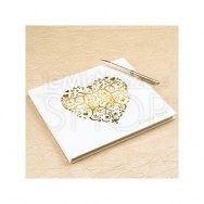 Guestbook vintage con cuore