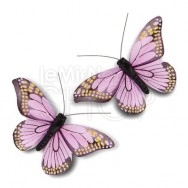 Farfalle decorative lavanda 12 pezzi