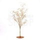 Centrotavola a forma di albero color oro con perle 