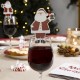 Segnaposto a forma di Babbo Natale 10 pezzi