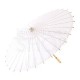 Ombrello parasole bianco in carta e bamboo
