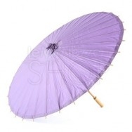 Ombrello parasole lavanda in carta e bamboo