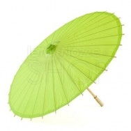 Ombrello parasole verde mela in carta e bamboo