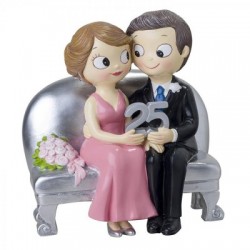 Cake topper nozze d'argento