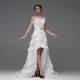 Abito da sposa corto con strascico Mod. Brigitta