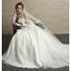 Abito da sposa stile impero con strascico staccabile Mod. Angelica