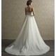 Abito da sposa stile impero con strascico staccabile Mod. Angelica