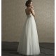 Abito da sposa stile impero con strascico staccabile Mod. Angelica