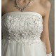 Abito da sposa stile impero con strascico staccabile Mod. Angelica