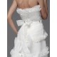 Abito da sposa corto con strascico Mod. Brigitta