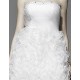 Abito da sposa e cerimonia corto con strascico staccabile Mod. Cassandra