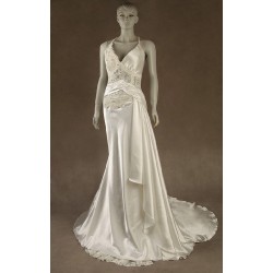 Abito da sposa scivolato Mod. Maria Ugolina