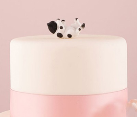 Cake topper gatto bianco e nero 