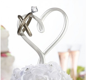 Cake topper serie anelli