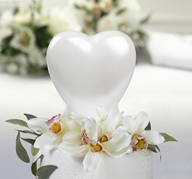 Cake topper cuore