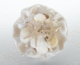 Bouquet sposa conchiglie