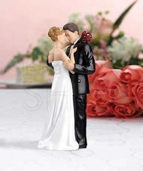 Cake topper sguardo romantico