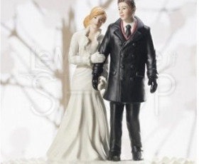 cake topper matrimonio inverno