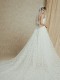 Abito da sposa classico con strascico staccabile Mod. Maria Alda