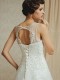 Abito da sposa classico con coprispalle staccabile Mod. Maria Amelia