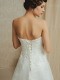 Abito da sposa classico con coprispalle staccabile Mod. Maria Amelia