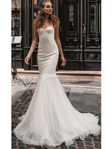 Abito da sposa a sirena Mod. Maria Agostina