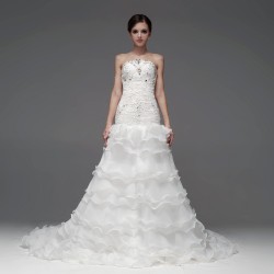 Abito da sposa classico Mod. Brigida