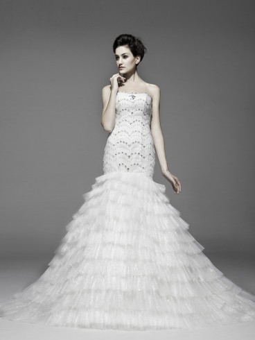 Abito da sposa a sirena Mod. Clelia