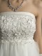 Abito da sposa stile impero con strascico staccabile Mod. Angelica