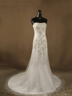 Abito da sposa scivolato Mod. Maria