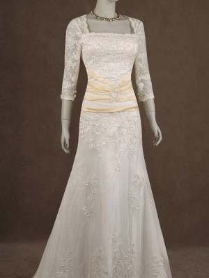 Abito da sposa scivolato Mod. Maria Miranda