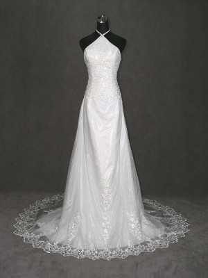 Abito da sposa scivolato Mod. Maria Odetta